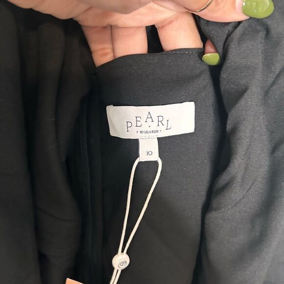 Pearl By Lela Rose Embroidered Floral Tulle Flounce Dress NWT - Picture 4 of 5